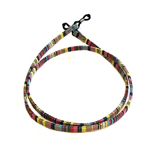 Peaks Eyewear Retainer Lanyard Strap - Adjustable Fit All Glasses Sunglasses Frames (Yellow)