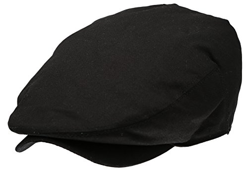 Men's Collection Cotton Ivy Flat Cap Gatsby Newsboy Hat