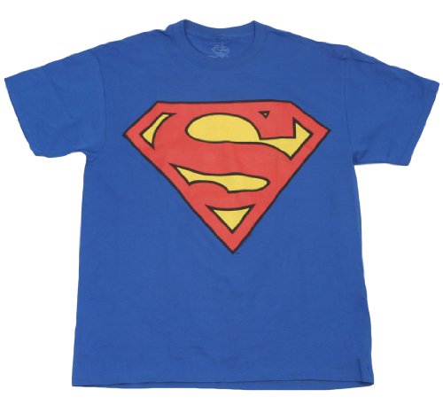 Changes Superman Shield T-Shirt Blue