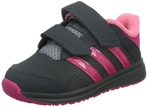 adidas Snice 4 CF I - Zapatillas para niños, color gris / rosa / fucsia, talla 26