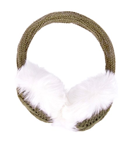 Simplicity Women Earmuffs with Snowflake Knit Pattern & Comfortable Headband