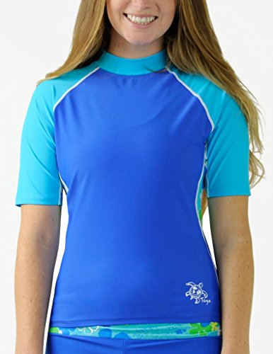 Tuga Women's UPF 50+ Sun Protective Short Sleeve Rash Guard