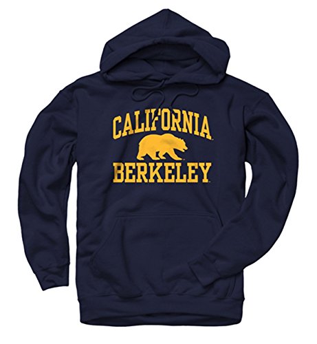 California-Berkeley Golden Bears Arch and Logo Hooded Sweatshirt - Navy