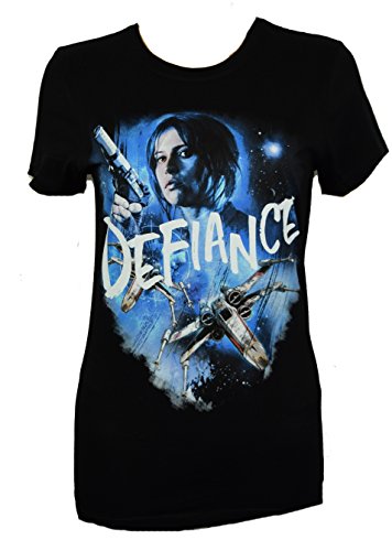 Star Wars Rogue One Jyn Cosmic Defiance Juniors T-shirt