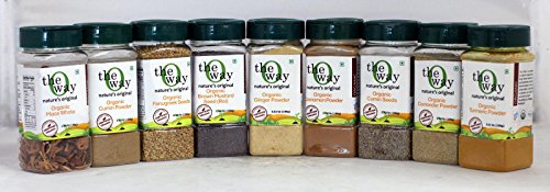 Algopix Similar Product 18 - The O Way Premium Organic Spice Jar Set