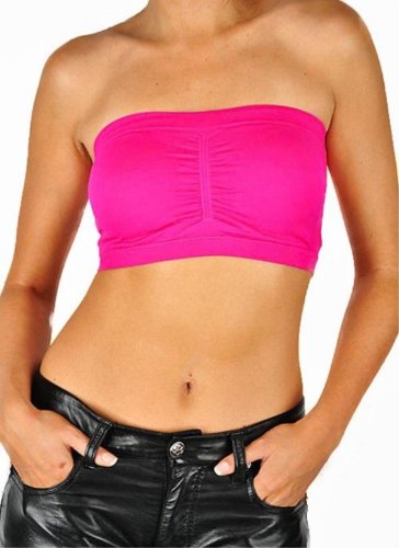 Anenome Women's Strapless Seamless Bandeau Padding (2 or 4 pack)