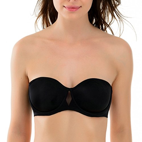La Isla Women's Smooth Non Padded Convertible Strapless Underwire Bra