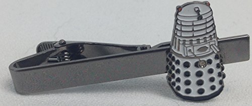 Doctor Who White Dalek Tie Tack Clip Clasp