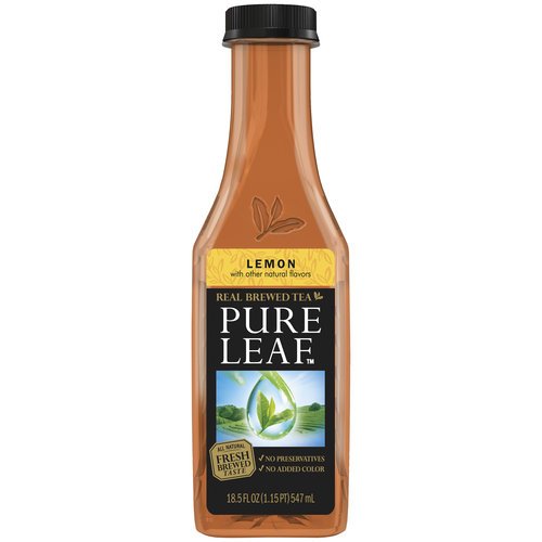 Lipton Pure Leaf Black Lemon Tea 18.5 fl oz (10 Pack)
