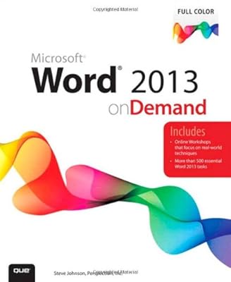 Word 2013 on Demand