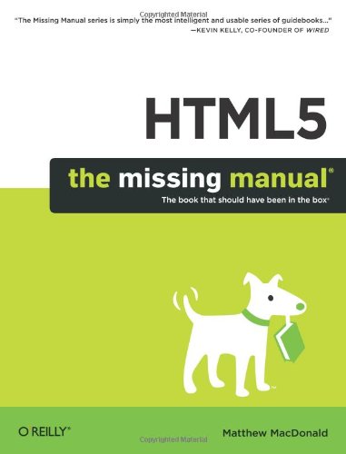 HTML5: The Missing Manual by Matthew MacDonald