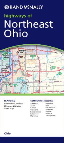 Rand Mcnally Northeast Ohio Region by Rand McNally and Company