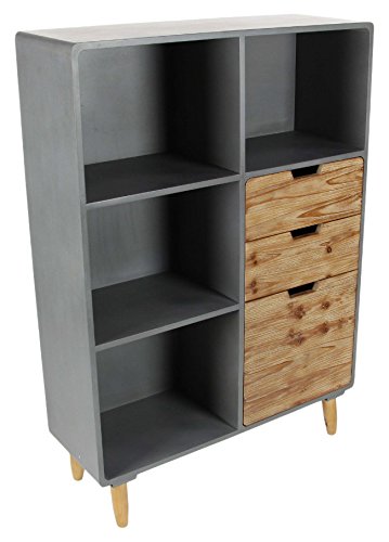 Algopix Similar Product 11 - Benzara Extravagant Wood Storage Shelf