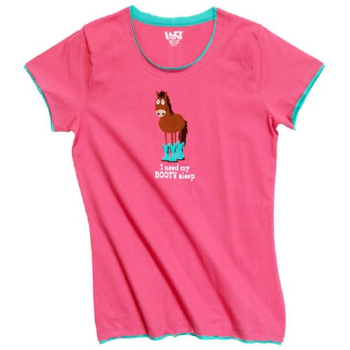 Lazy One Women's Booty Sleep Fitted Pajama Tee