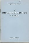 A Midsummer Night's Dream: An Opera in Three Acts (libretto)