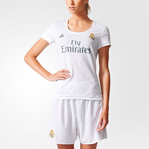 Adidas Real Madrid CF Home Womens Jersey-WHITE