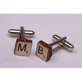 Click to order Scrabble cufflinks from Amazon! Click to order Scrabble cufflinks from Amazon!