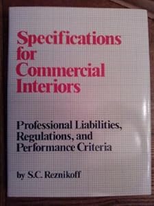 Specifications for Commercial Inter by S.C. Reznikoff