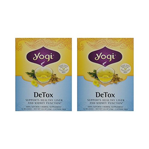 Yogi Organic Detox Tea, 16 ct (Pack of 2)