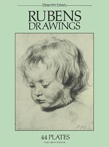 Rubens Drawings: 44 Plates (Dover Fine Art, History of Art) by by Peter Paul Rubens