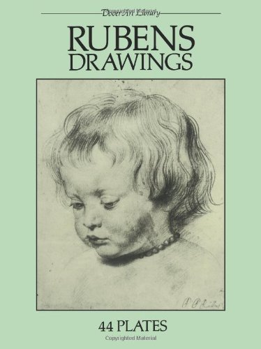 Rubens Drawings: 44 Plates (Dover Fine Art, History of Art) by by Peter Paul Rubens