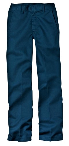 Dickies Little Boys' Classic Flat Front Pant,Dark Navy,7 Regular