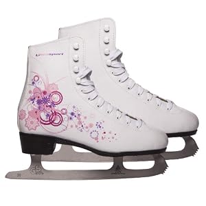 Roces Brits Patins à Glace Femme - Lame Acier Carbone, Cuir Synthétique, Semelle Amovible