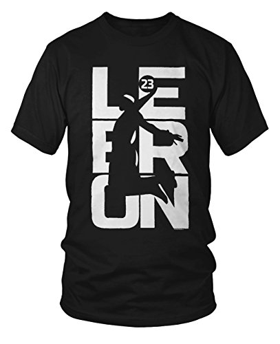 Lebron Silhouette Fan Wear Number 23 Cleveland Cavaliers T-Shirt