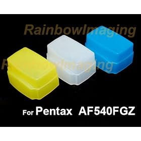 Janco Blue+Yellow+white kit Flash Diffuser box for Pentax AF540FGZ and Metz 40 MZ1i 40 MZ3i flashes
