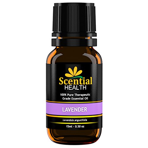 Lavender Essential Oil By Scential Health 15ml (.5oz) 100% Certified Pure Therapeutic Grade Essential Oil With No Fillers, Bases or Additives AND ZERO Carrier Oils