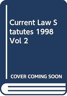 Current Law Statutes: 1998