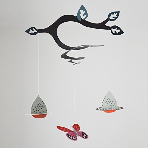 Algopix Similar Product 2 - Wee Gallery Garden Spiral Mobile