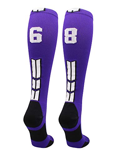 Algopix Similar Product 18 - MadSportsStuff Player Id Number Socks