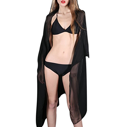 TopTie Solid Color Swimwear Sarong, Bikini Cover-up