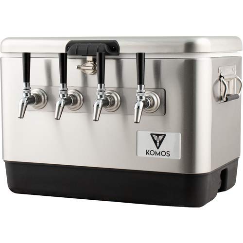 Algopix Similar Product 7 - Komos 4 Tap Stainless Steel Draft Box