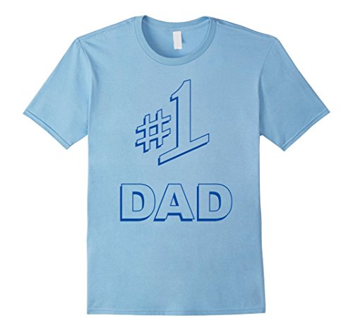 Men's Number 1 #1 Dad T-Shirt