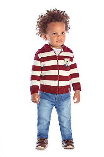 Baby Boy Zip-up Hoodie Infant Sweater Winter Jacket Pulla Bulla 3-12 Months