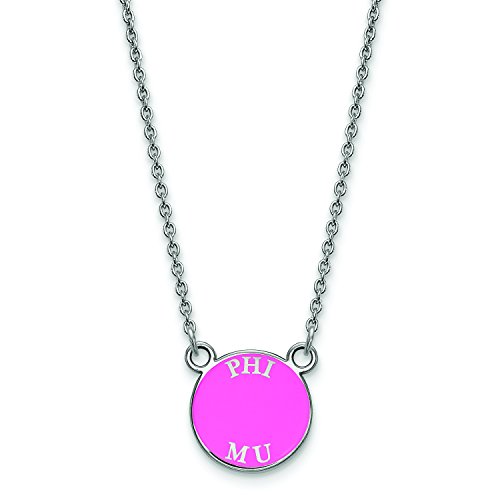 Algopix Similar Product 18 - LogoArt Phi Mu Extra Small Enameled