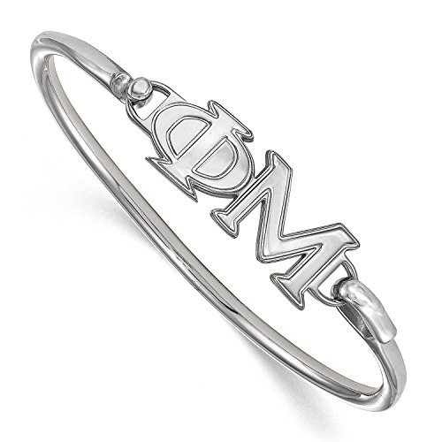 Algopix Similar Product 14 - LogoArt Sterling Silver Phi Mu Small