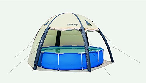 Bestway 58375 Spa Dome Abris Haut pour Piscine Transparent 72 x 45 x 44 cm