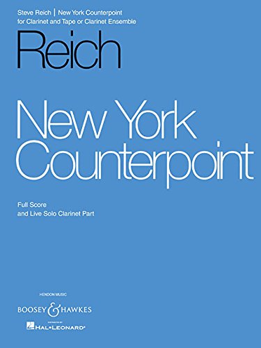 Algopix Similar Product 17 - New York Counterpoint for Clarinet and