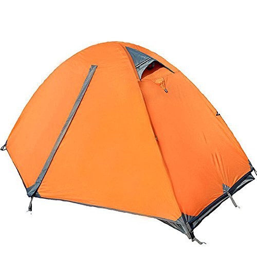 PersonDouble layerWaterproofCampingTent HeavyDutyAluminumRod