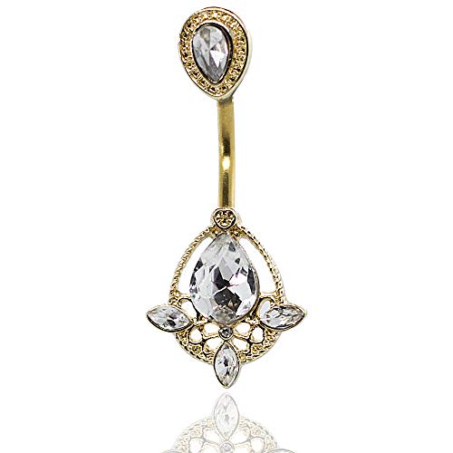 Algopix Similar Product 11 - Pierce2GO 14G Belly Button Ring