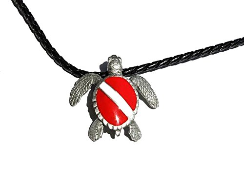 Pewter Ocean Theme Scuba Dive Diving Hand Crafted Pendants on 18