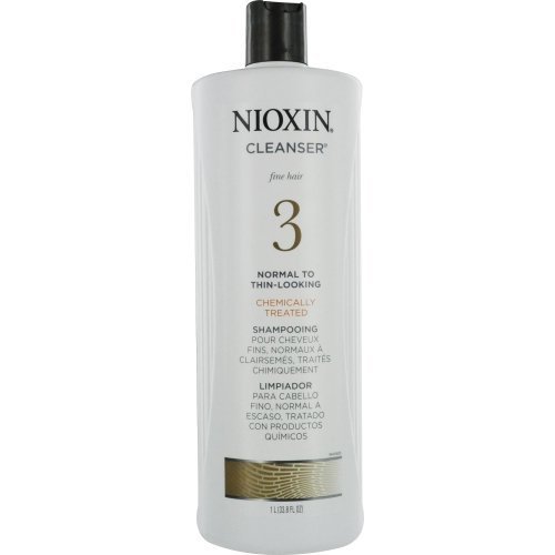 Nioxin System 3 Cleanser shampoo Liter / 33.8 oz for chemically treated hair