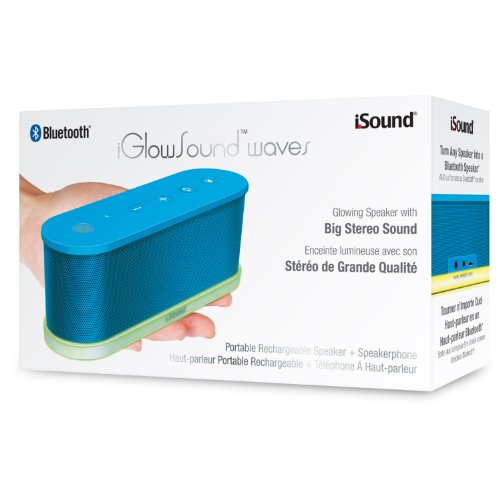 

iSound iGlowSound Waves Bluetooth Speaker for Smartphones - Retail Packaging