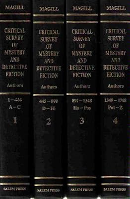 Critical Survey of Mystery and Detective Fiction: Authors (4 Volume Set)