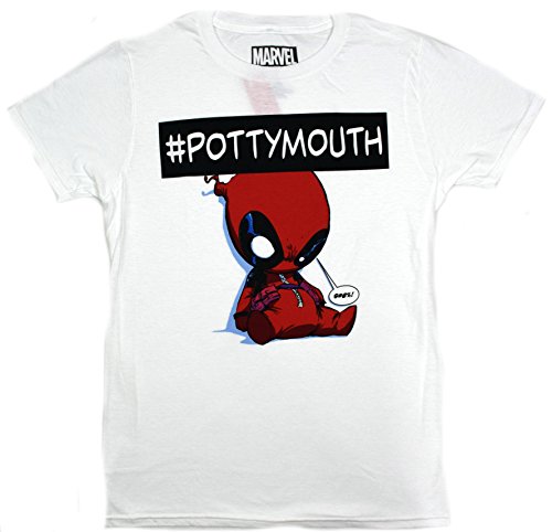 Marvel Deadpool Potty Mouth Adult T-shirt