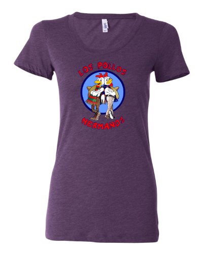 Womens Los Pollos Hermanos Breaking Bad Inspired Tri-Blend Short Sleeved T-shirt