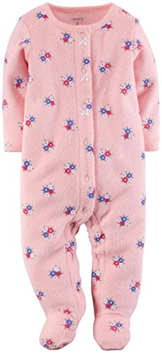 Carter's Baby Girls' Print Terry Footie (Baby)